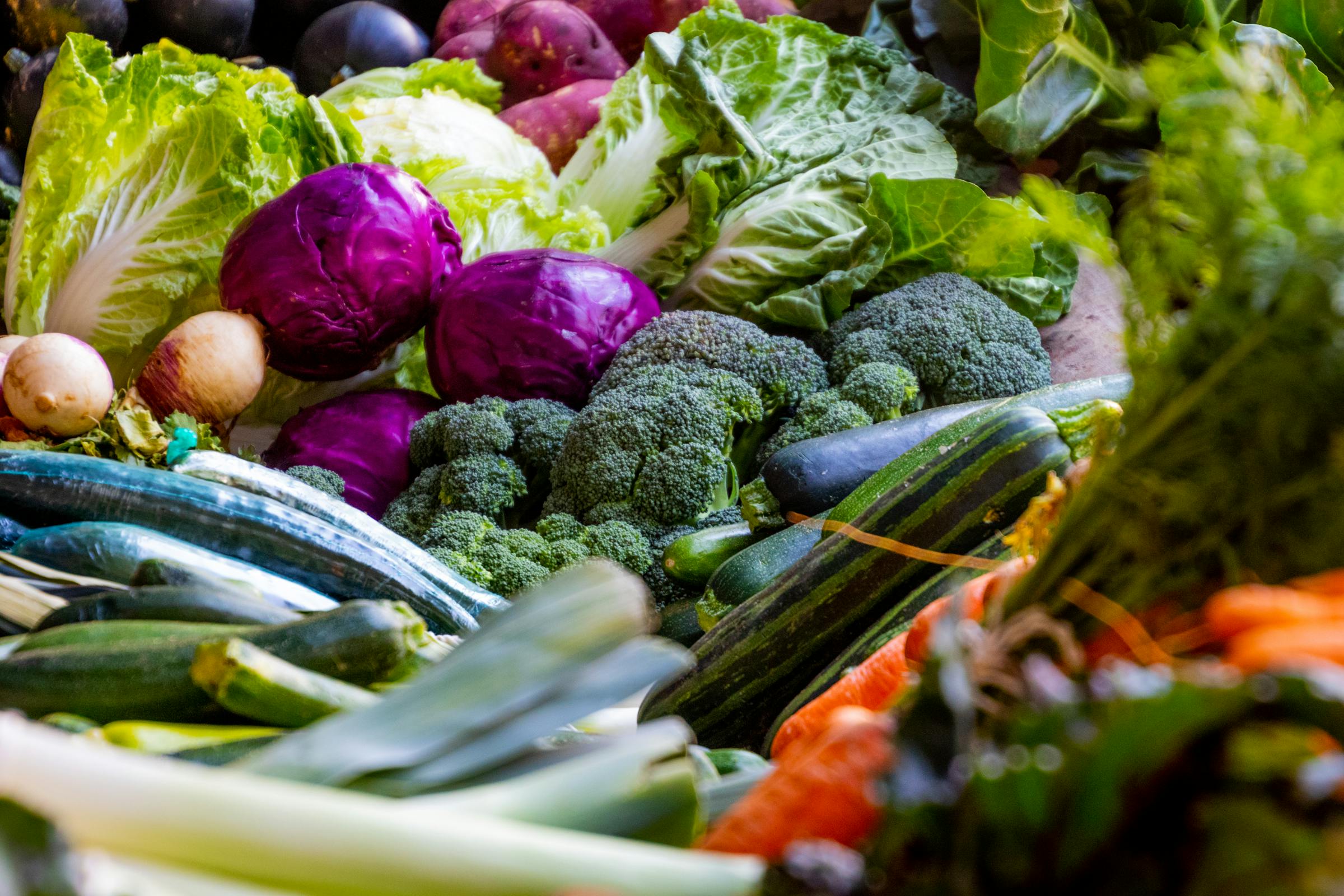 Fresh produce and vegetables